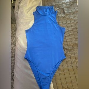 Blue bodysuit